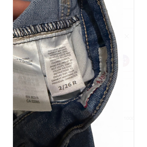 Womens Lucky Brand Brigette High Rise Skinny Jeans Blue 2/26 - Picture 5 of 5